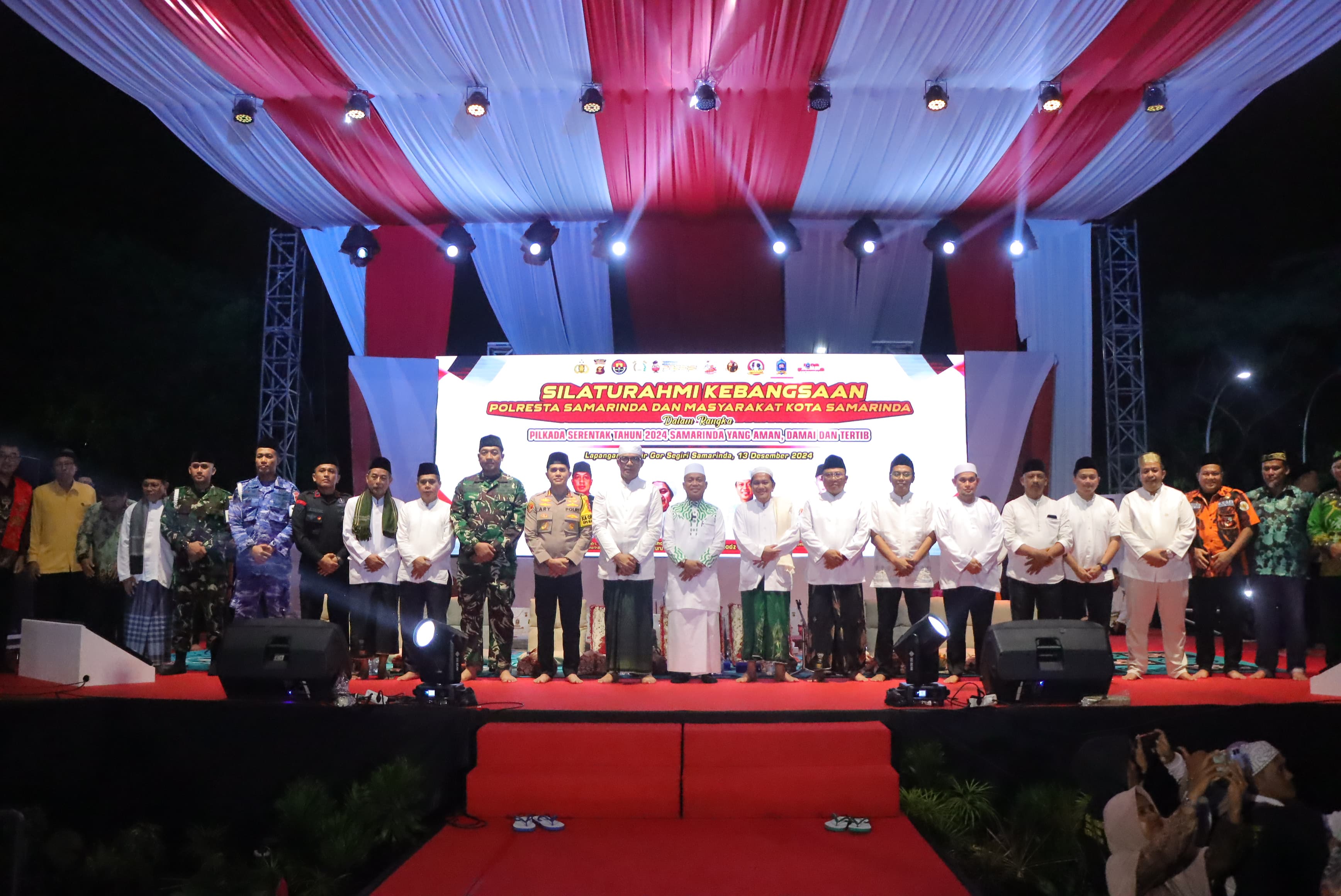 Cooling System Silaturahmi Kebangsaan Untuk Pilkada Damai Yang Digagas Polresta Samarinda