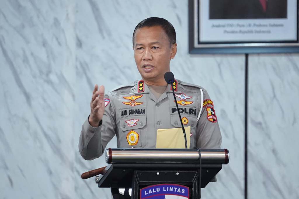 Kakorlantas Polri Gelar Latihan Pra Operasi Lilin 2024 Pengamanan Natal dan Tahun Baru&nbsp;2025