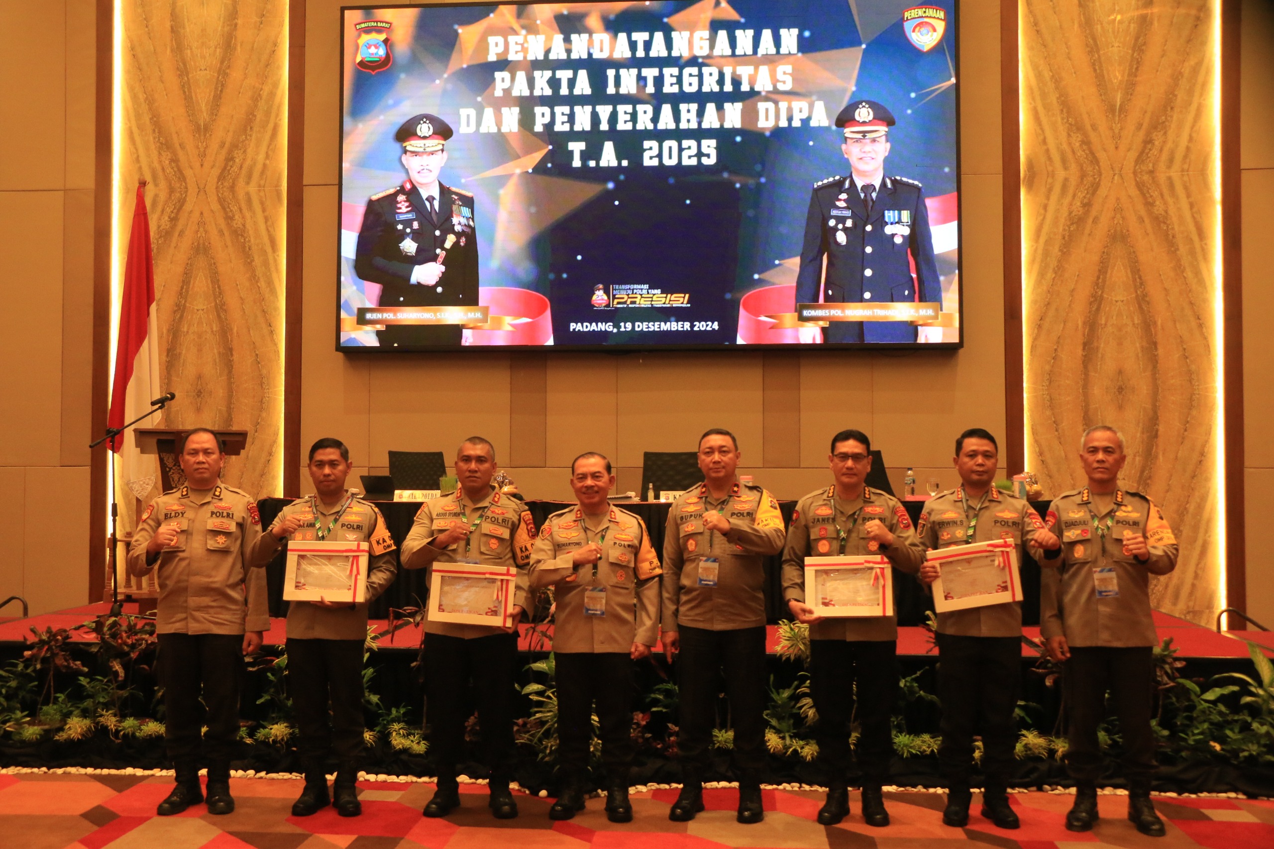 Kapolda Sumbar buka Gelar Operasional (GO) Bulanan Polda Sumbar