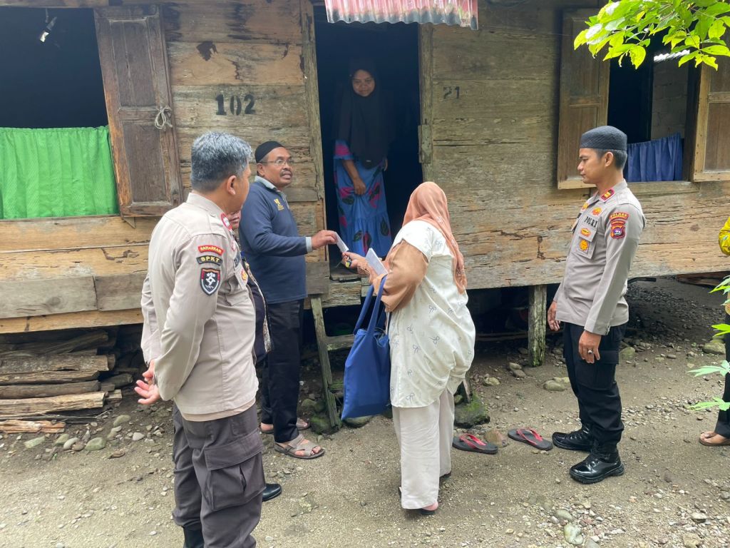 Polsek Gunung Tuleh Gelar Jumat Curhat dan Barokah di Nagari Ranah Sungai Magelang Pasaman&nbsp;Barat