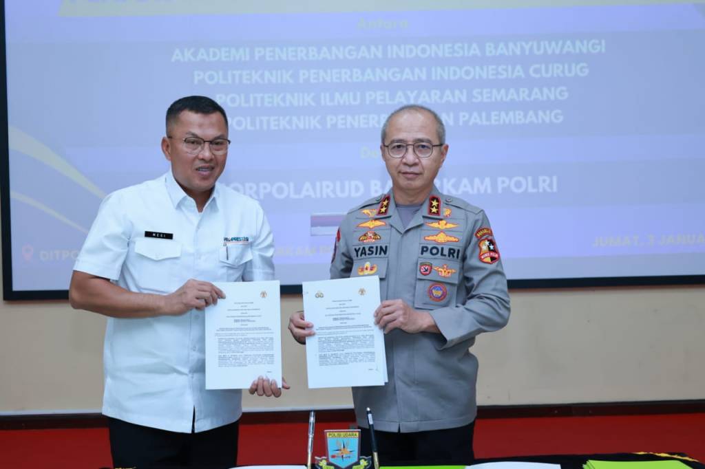 Korpolairud Perkuat Kompetensi Personel Lewat Kerja Sama dengan Akademi Penerbangan dan&nbsp;Pelayaran