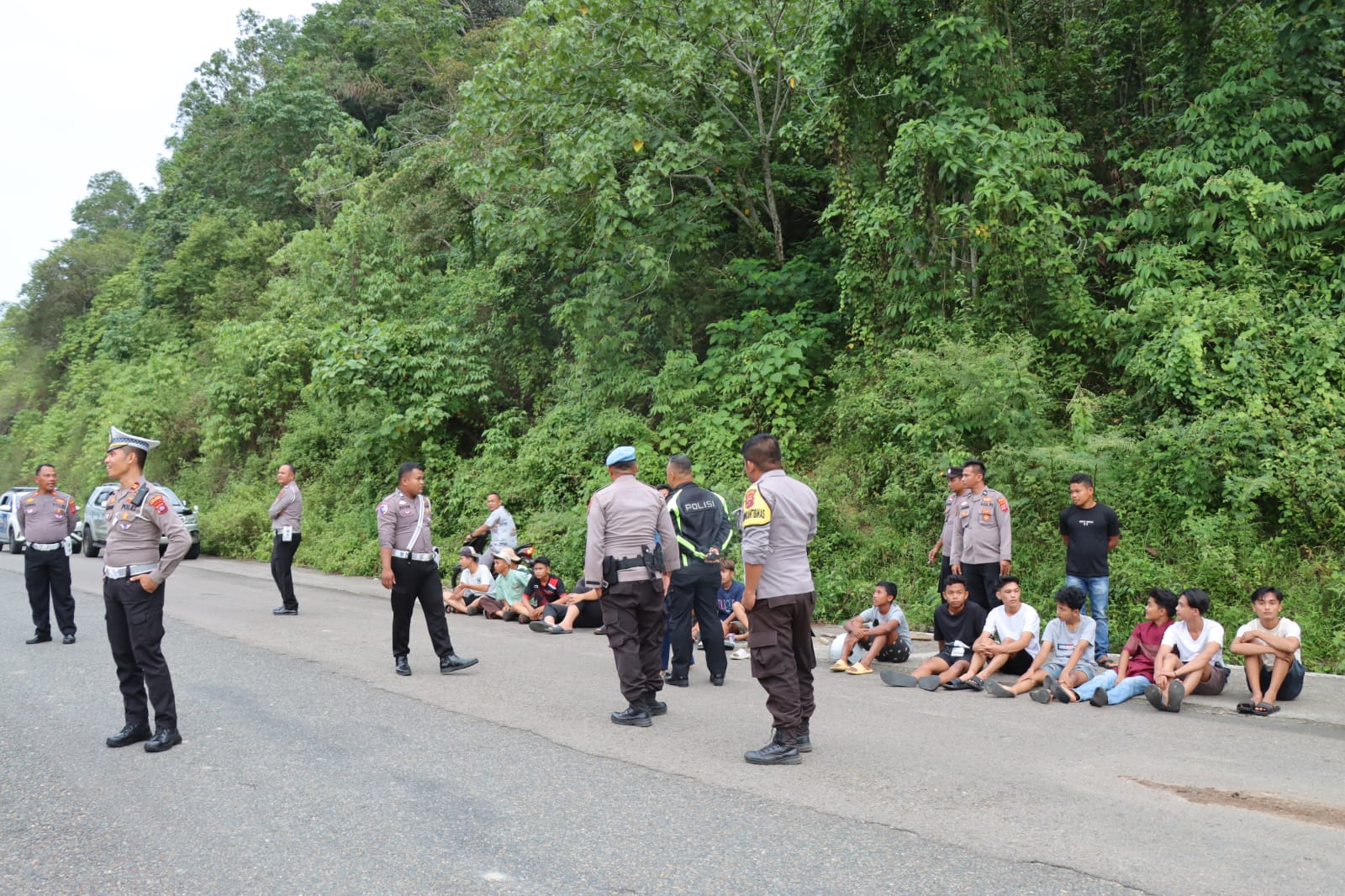 Antisipasi Gangguan Kamtibmas,&nbsp; Polres Sijunjung Gelar Operasi Cipta Kondisi