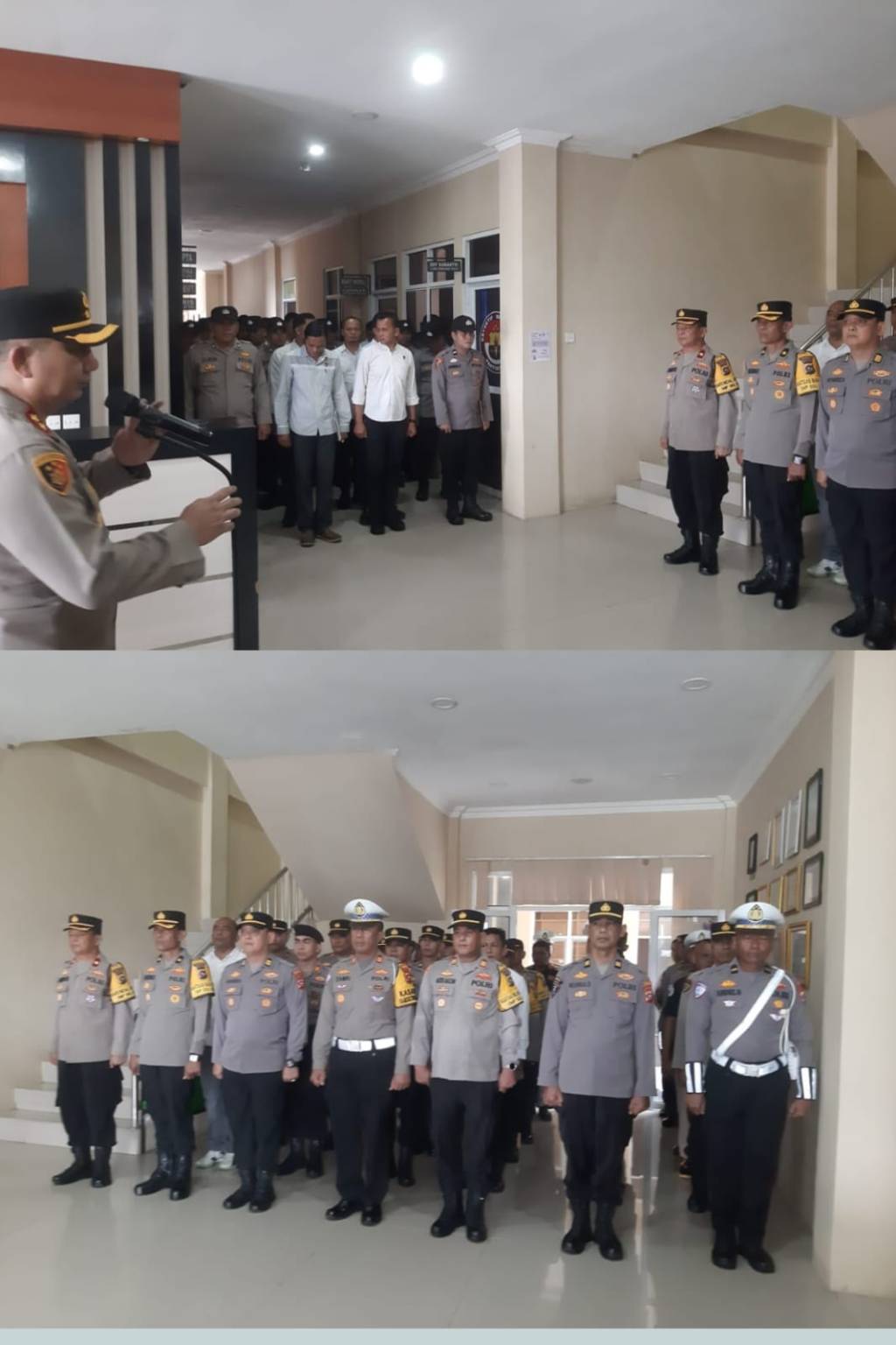 Kapolres Dharmasraya Sampaikan Arahan Kapolda Sumbar pada Apel Jam&nbsp;Pimpinan