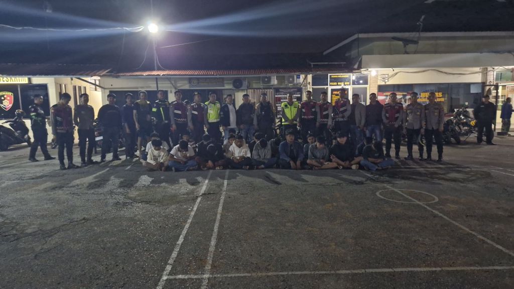 Diduga Akan Tawuran dan Balap Liar, Polres Solok Kota Amankan Sejumlah&nbsp;Remaja