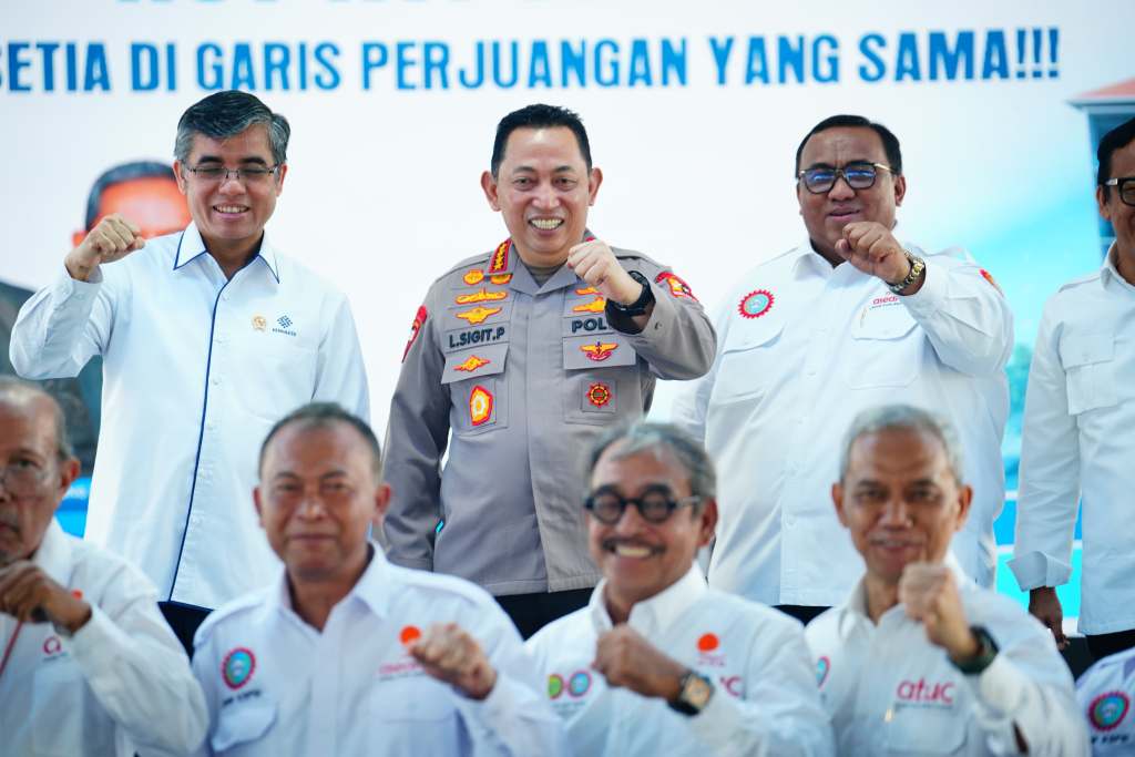 Kapolri Hadiri HUT ke-52 KSPSI, Apresiasi Perjuangan Kalangan&nbsp;Buruh