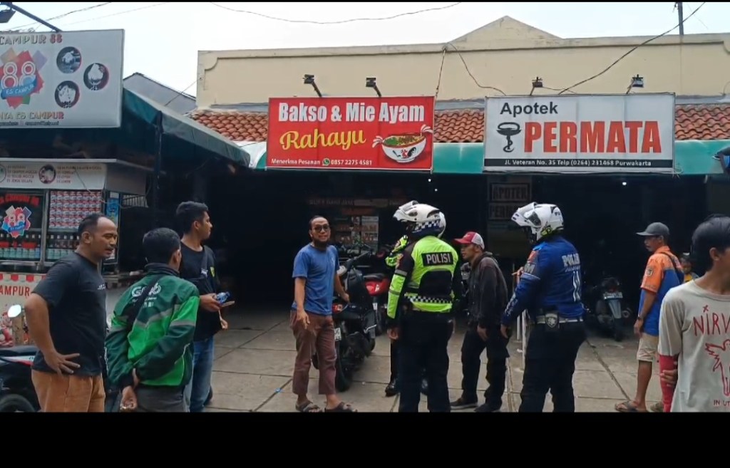 Heroik! Anggota Sat Lantas Polres Purwakarta Berhasil Gagalkan Pencurian&nbsp;Motor