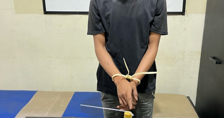 Jelang Imsak, Seorang Pemakai Sabu Digelandang Petugas ke Mapolres&nbsp;Agam