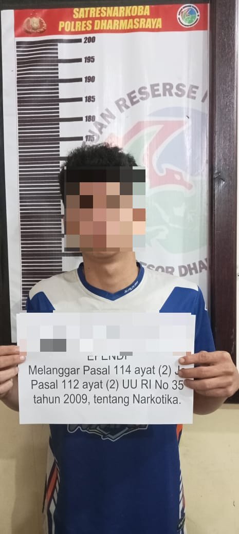 Pengedar Sabu Asal Ranah Palabi Diringkus Satresnarkoba Polres Dharmasraya, 5 Paket Besar Sabu&nbsp;Disita