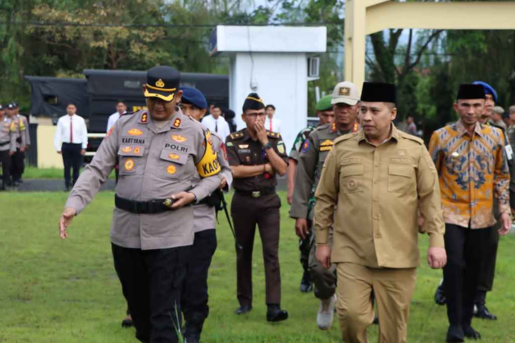 APEL GELAR PASUKAN OPERASI KETUPAT SINGGALANG 2025, POLRES PADANG PANJANG SIAP AMANKAN MUDIK&nbsp;LEBARAN