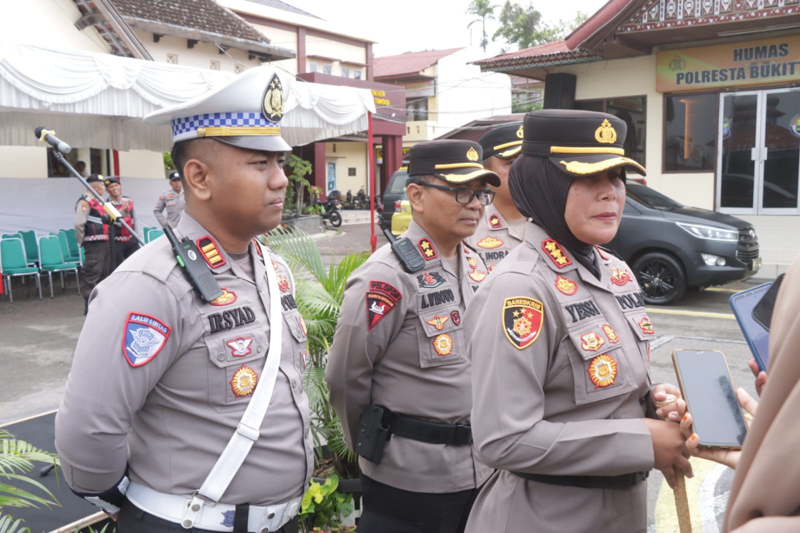 Polresta Bukittinggi Dirikan 8 Pos Pengamanan dalam Rangka Operasi Ketupat 2025