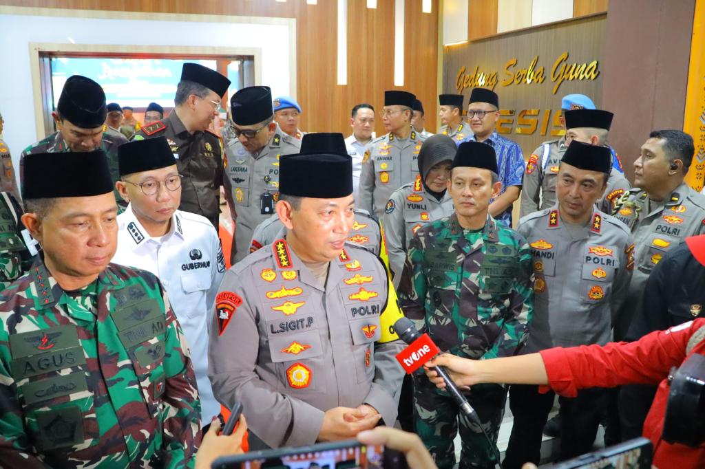 Perkuat Silaturahmi, Kapolri-Panglima TNI Hadiri Safari Ramadhan di Polda&nbsp;Lampung