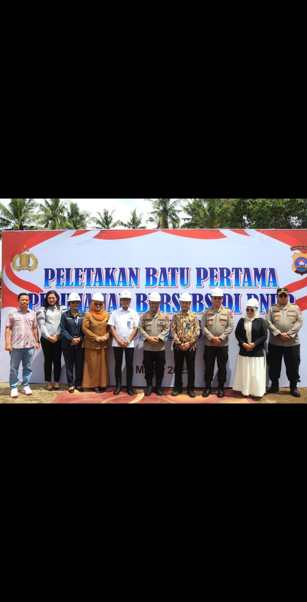 Dukung Program Pembangunan 3 Juta Rumah, Peletakan Batu Pertama Perumahan Bersubsidi PNPP oleh Kapolda&nbsp;Sumbar