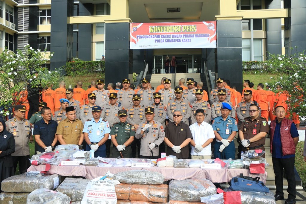 Polda Sumbar Bongkar Ratusan Kasus Narkoba, Bukti Nyata Perang Melawan&nbsp;Narkoba!