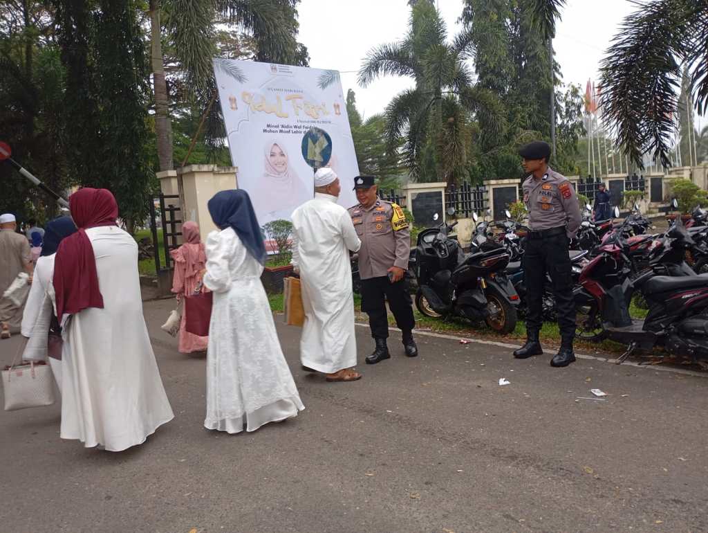Polres Dharmasraya Kerahkan Personel untuk Pengamanan Salat Idulfitri 1446&nbsp;H