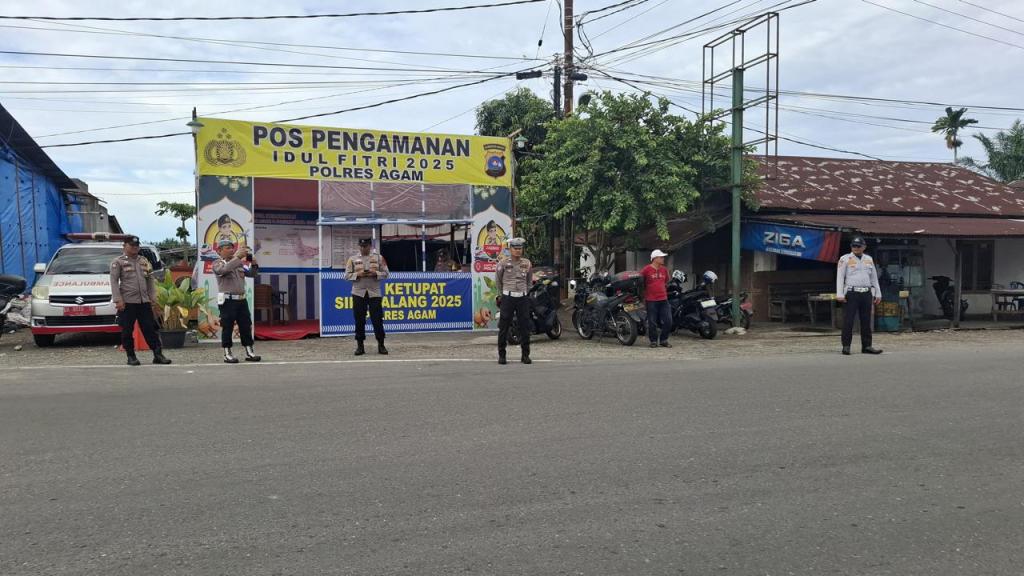 Polres Agam Gelar Live Report Pantauan Arus Lalulintas dalam Operasi Ketupat Singgalang&nbsp;2025