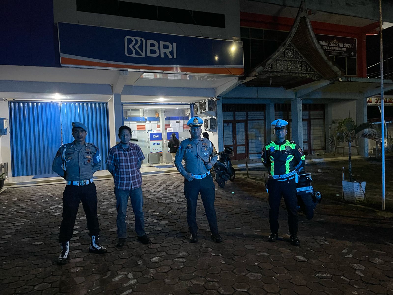 Polres Agam Gelar Blue Light Patrol, Antisipasi Gangguan Kamtibmas di Jam Rawan