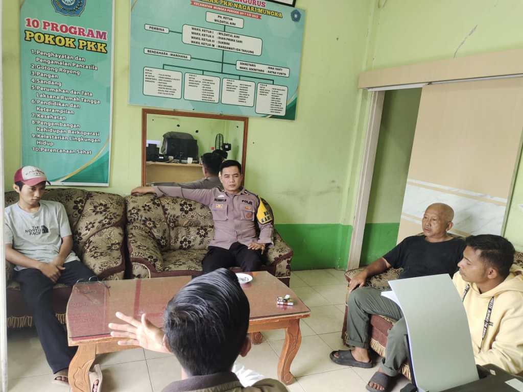 Bhabinkamtibmas Nagari Jopang Manganti dan Nagari Mungka Polsek Guguk Polres 50 Kota melaksanakan kegiatan Problem&nbsp;Solving.