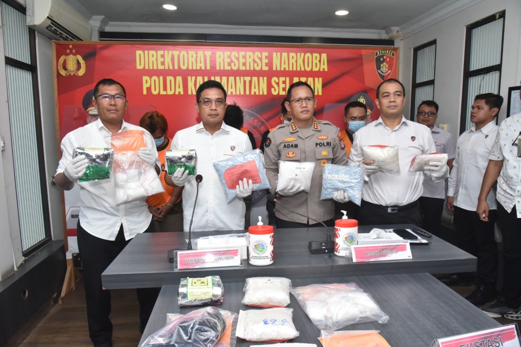 Polda Kalsel Bongkar Jaringan Narkoba Terafiliasi Fredy&nbsp;Pratama
