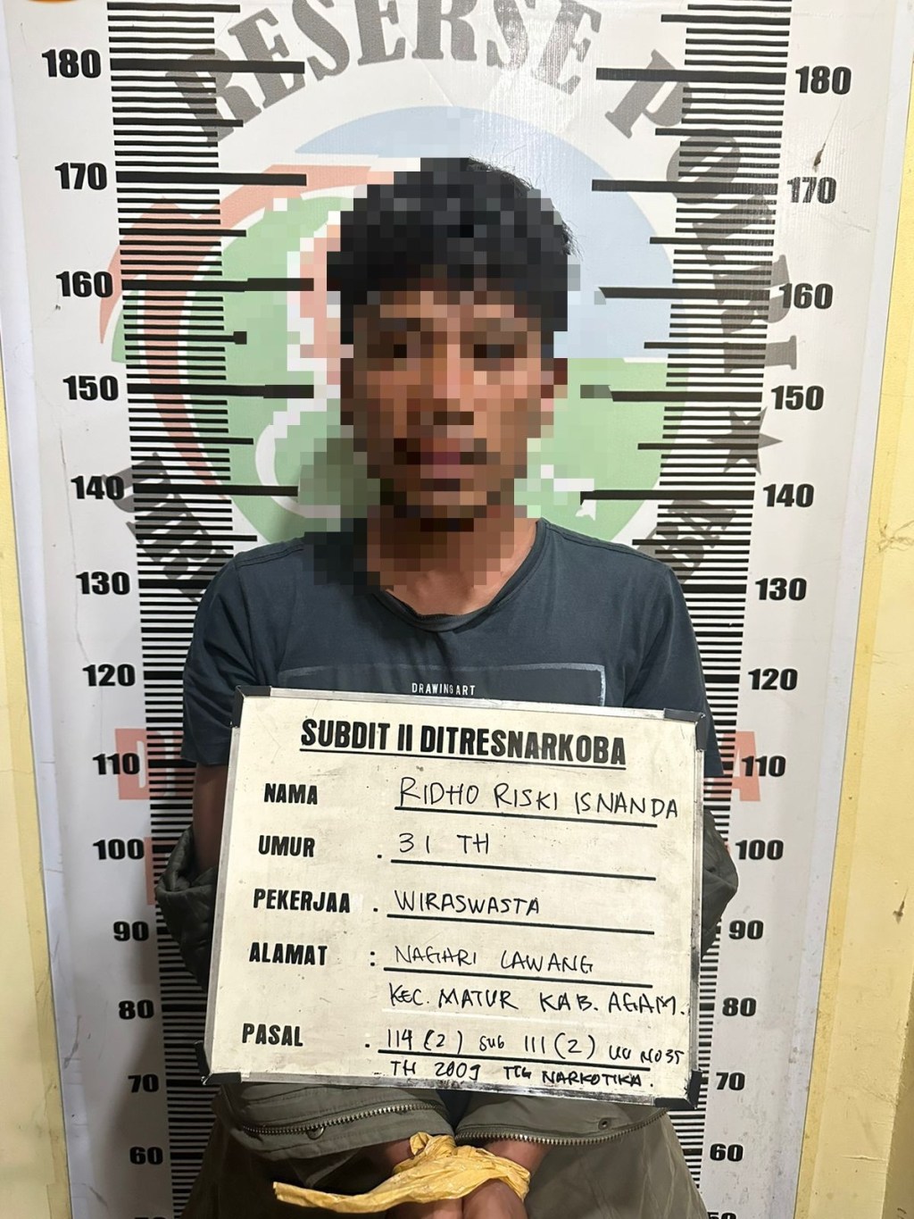 Ditresnarkoba Polda Sumbar Tangkap Pelaku Narkoba, 17 Paket Besar Ganja&nbsp;Disita