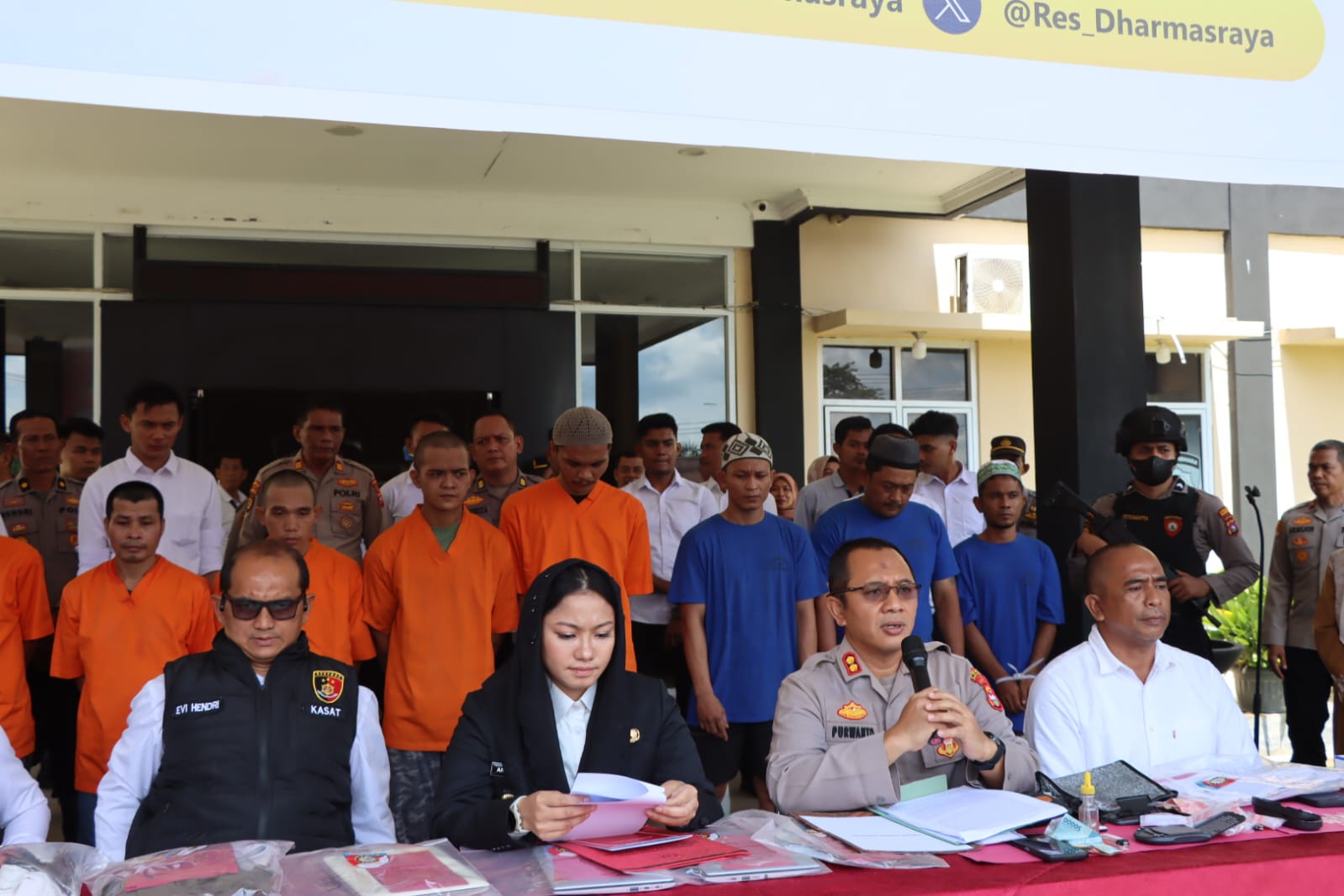 Kapolres Dharmasraya Tegaskan Komitmen Proses Hukum dan Perlindungan Korban Pencabulan Anak di Bawah Umur