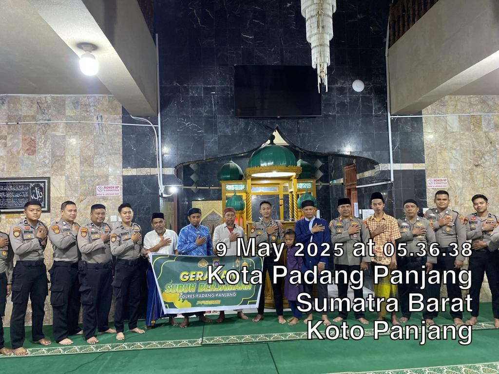 Tingkatkan Kualitas Iman dan Taqwa, Personel Polres Laksanakan Gerakan Subuh&nbsp;Berjamaah