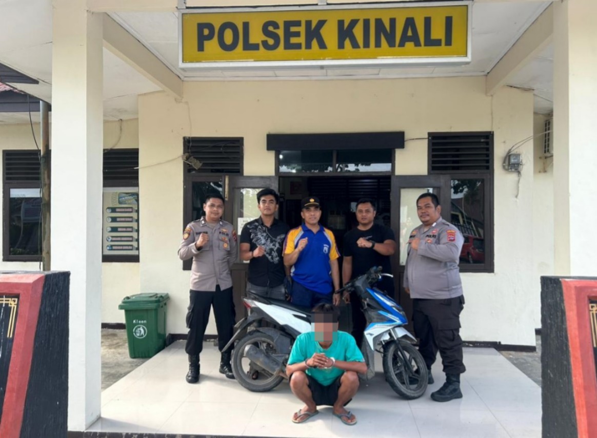 Pelaku Curanmor Kembali Dibekuk Tim Opsnal Polsek Kinali di Muara Kiawai Pasaman Barat