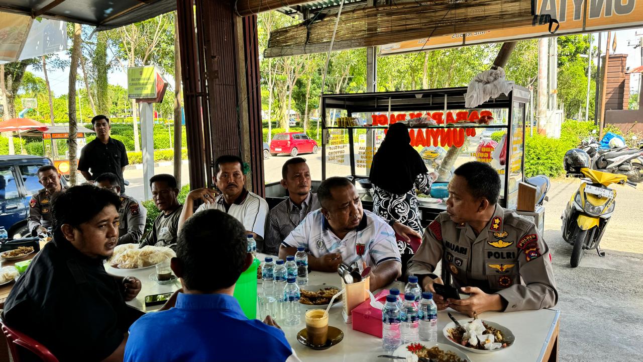 Hangatnya Kopi Pagi, Eratnya Sinergi Polres Agam dan Wartawan.