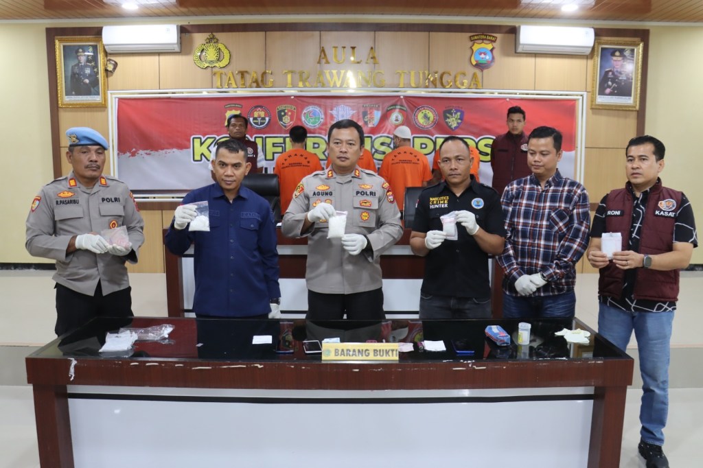 Ratusan Gram Barang Bukti Narkotika Dimusnahkan Polres Pasaman&nbsp;Barat
