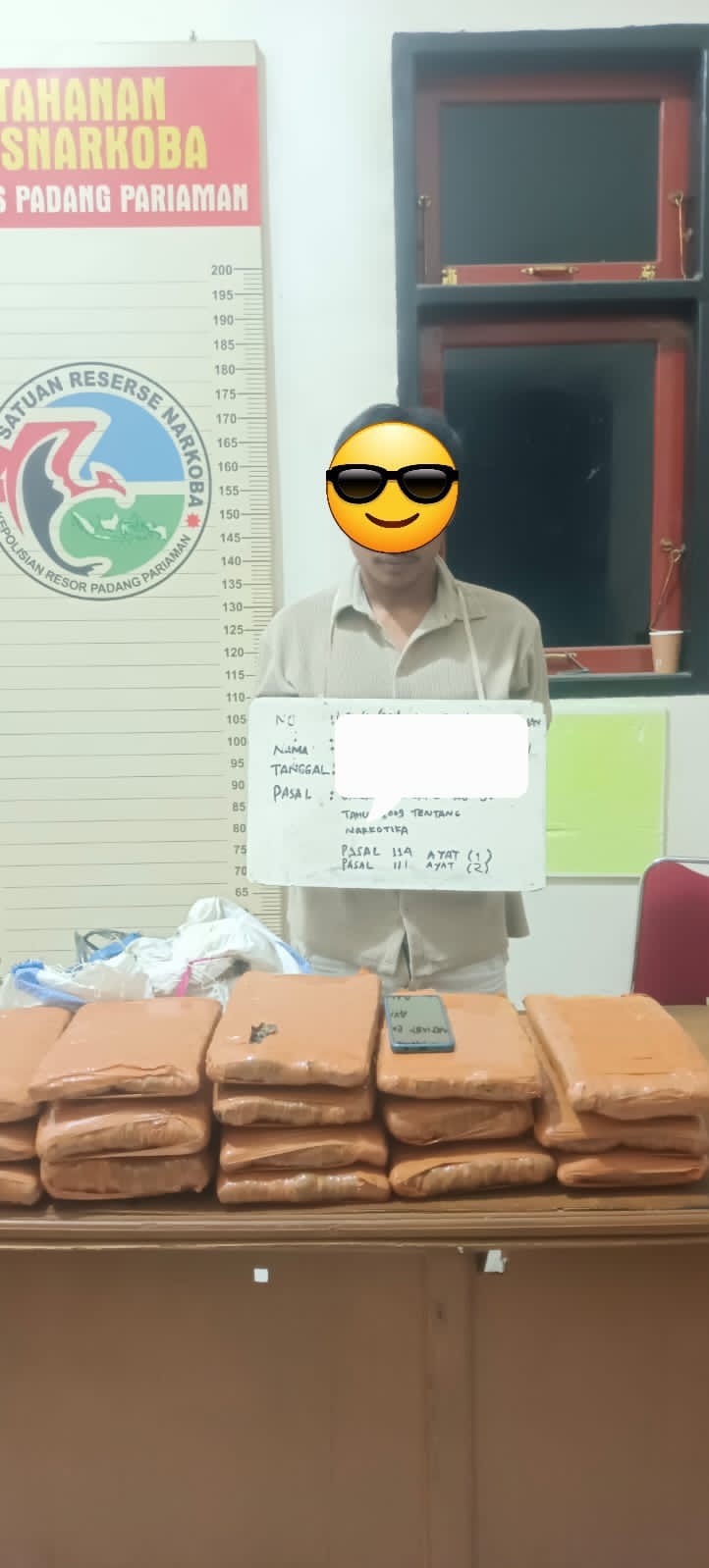 Polres Padang Pariaman Berhasil Tangkap Pelaku Penyalahgunaan Narkotika Jenis Ganja di Batang&nbsp;Anai