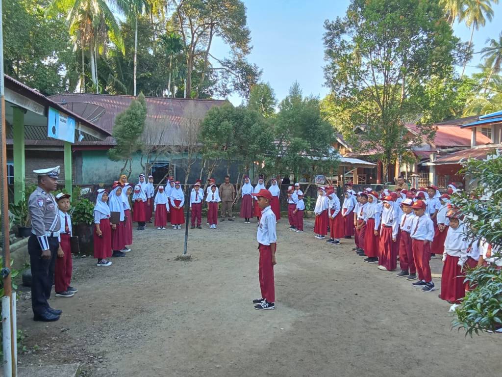 Polsek Tanjung Mutiara Tanamkan Kesadaran Tertib Lalu Lintas dan Anti-Bullying Sejak Dini, “Police Goes to&nbsp;School”