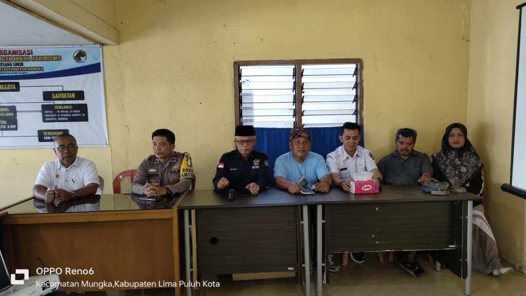 BHABINKAMTIBMAS HADIRI MUSYAWARAH NAGARI PEMBENTUKAN TPK Di JOPANG&nbsp;&nbsp;MANGANTI