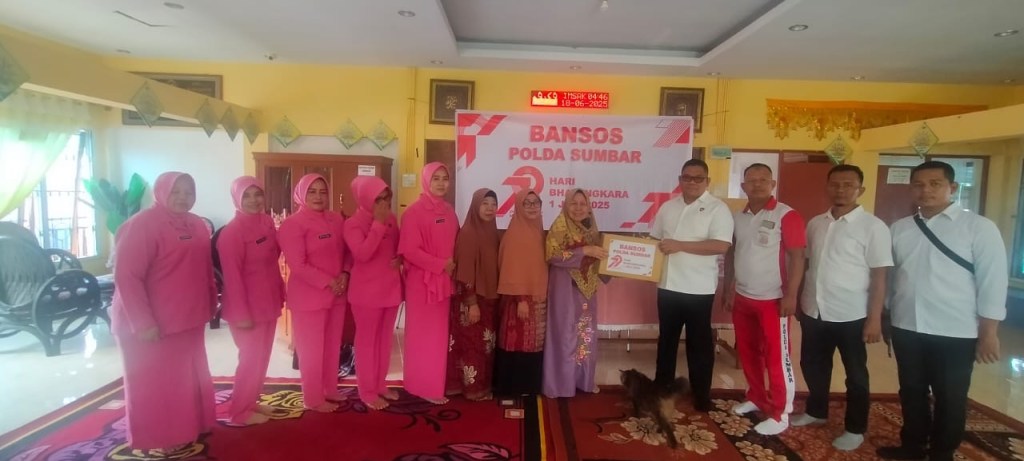 Ditintelkam Polda Sumbar Gelar Bakti Religi dan Sosial Peringati Hari Bhayangkara&nbsp;ke-79