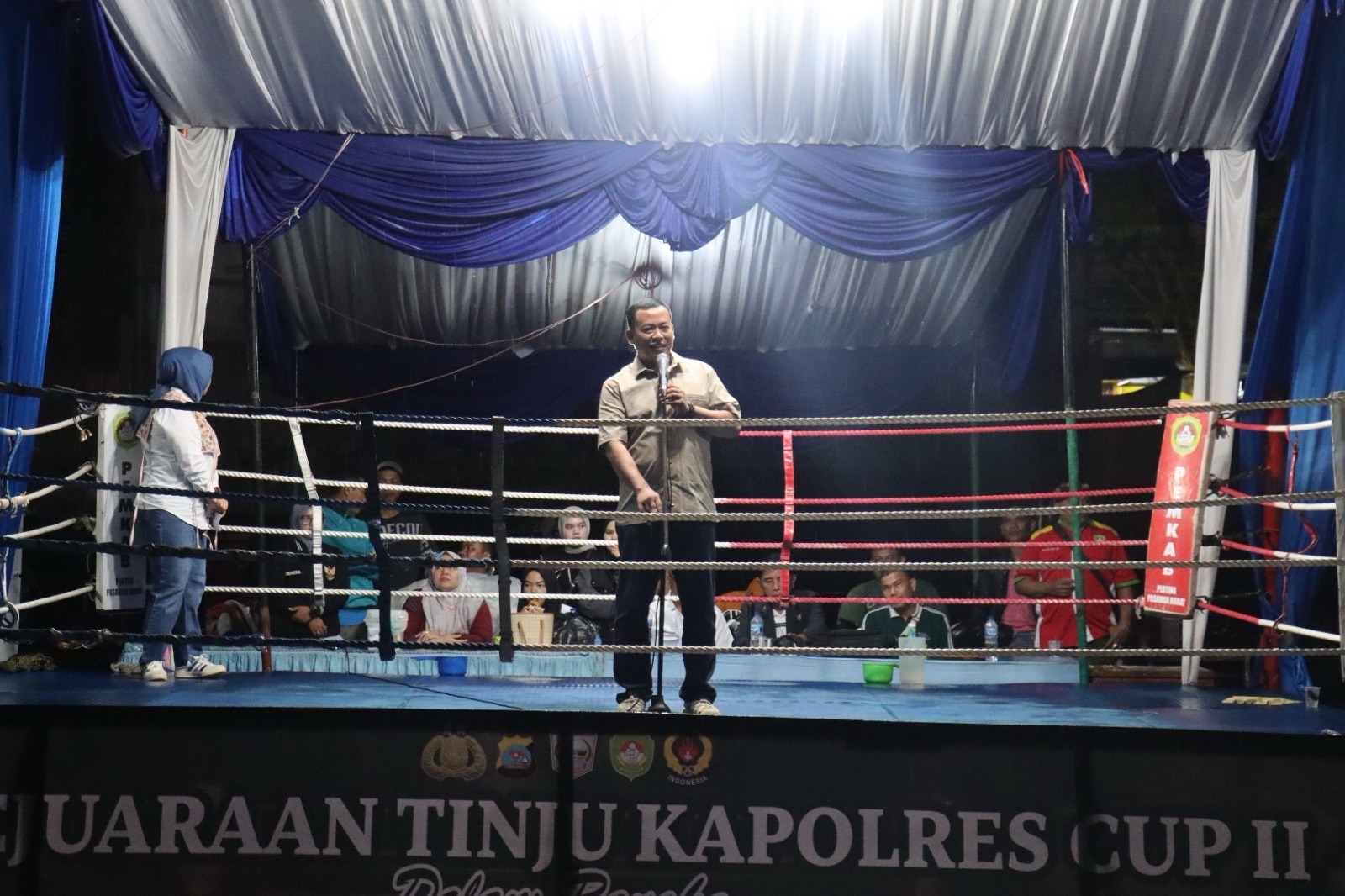 Kapolres Pasaman Barat Resmi Buka Secara Resmi Kejuaraan Tinju Kapolres Cup II Dalam Rangka Hari Bhayangkara Ke-79 Tahun 2025