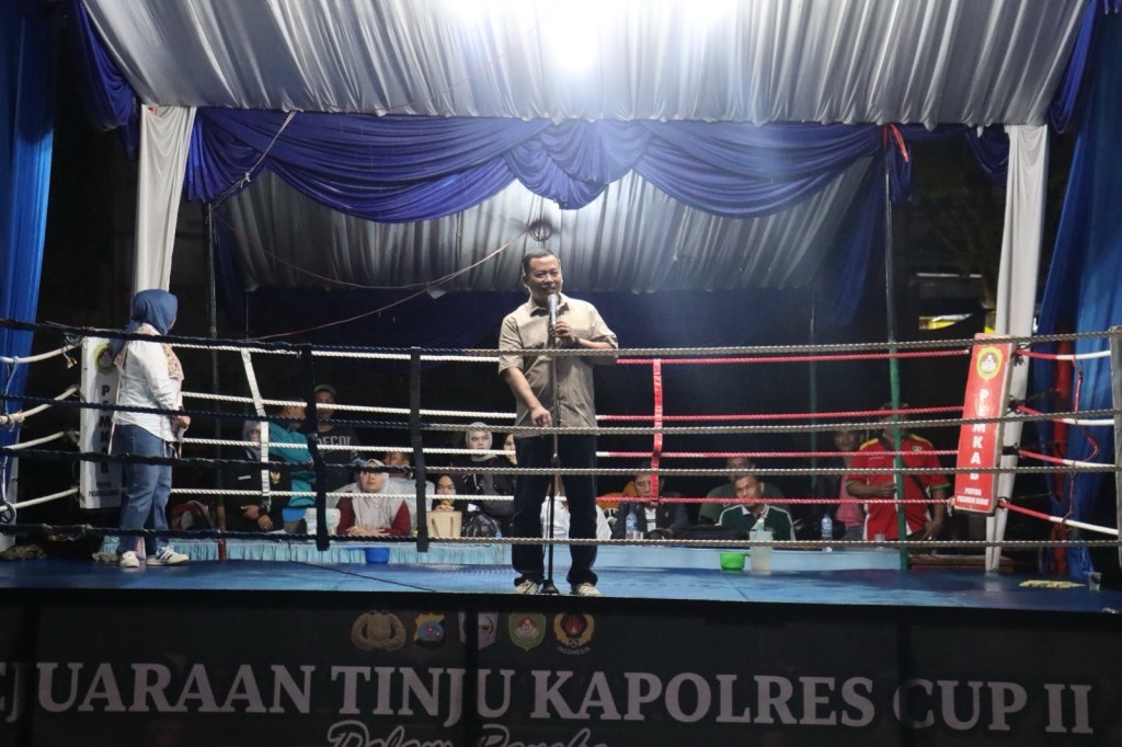 Kapolres Pasaman Barat Resmi Buka Secara Resmi Kejuaraan Tinju Kapolres Cup II Dalam Rangka Hari Bhayangkara Ke-79 Tahun&nbsp;2025