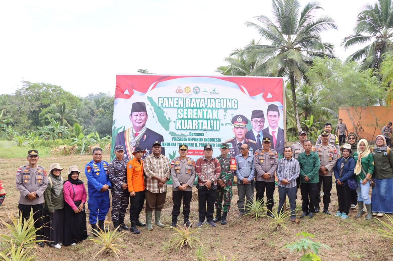 Kapolres Kepulauan Mentawai: Panen Raya Jagung Serentak Kuartal II, Wujud Komitmen Polri Dukung Ketahanan Pangan