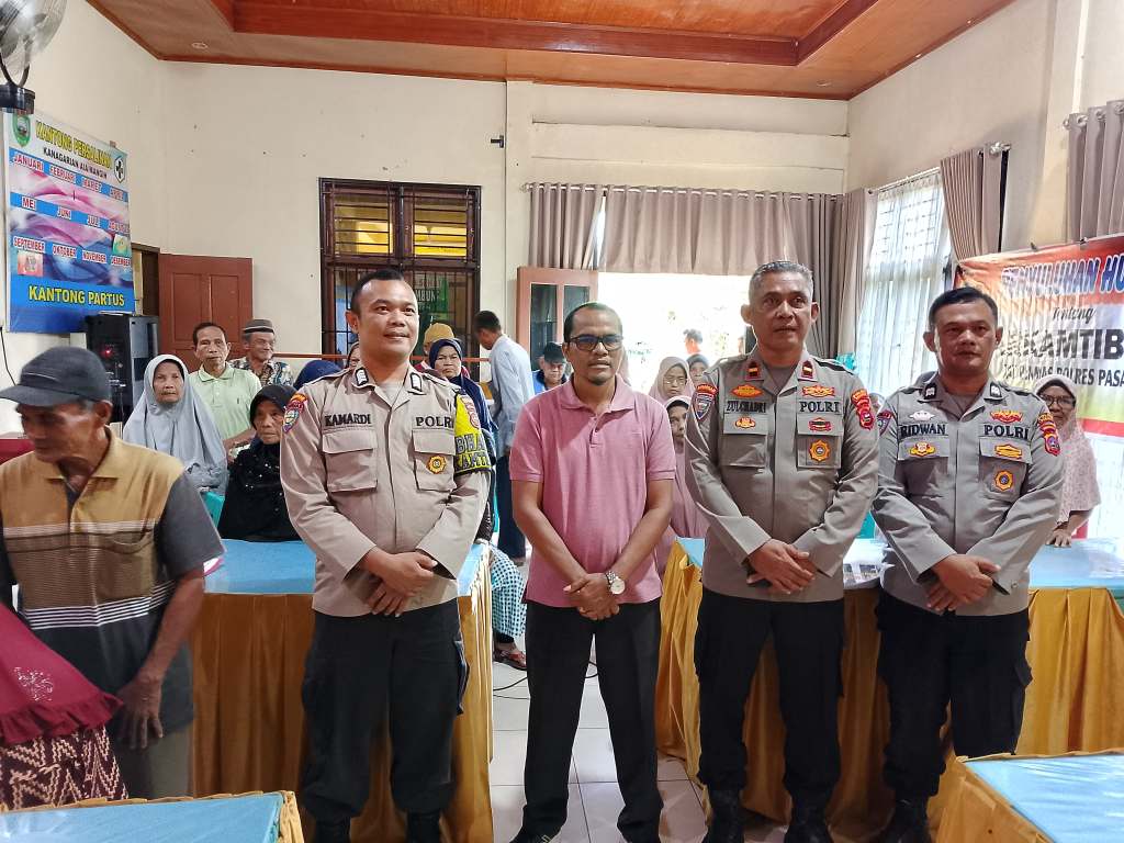 Sat Binmas Polres Pasaman Sosialisasi Harkamtibmas Kepada Masyarakat Air&nbsp;Manggis