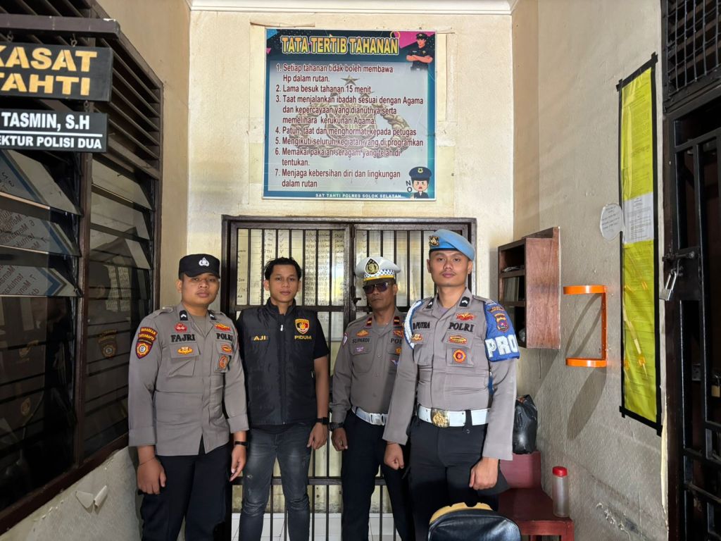 Cegah Hal Tak Diinginkan, Pawas Polres Solok Selatan Lakukan Kontrol Ketat&nbsp;Tahanan