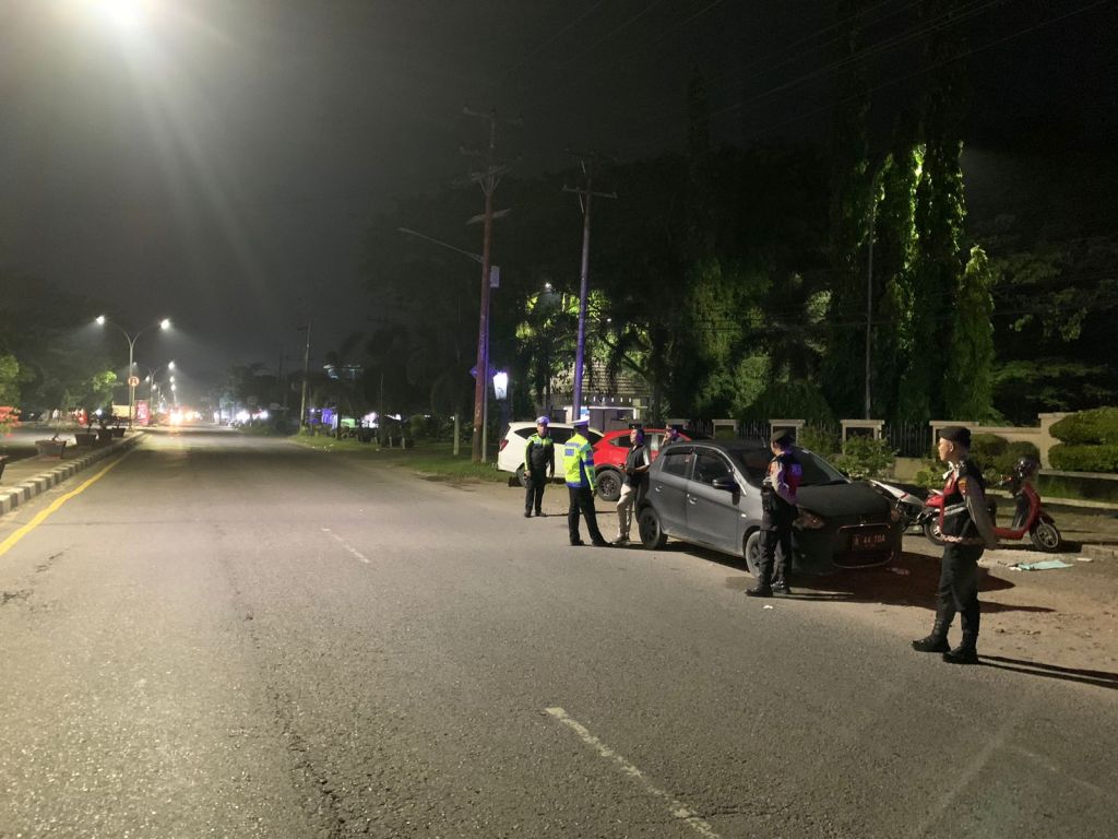 UKL Regu 2 Polres Dharmasraya Cegah Balap Liar di Pulau&nbsp;Punjung