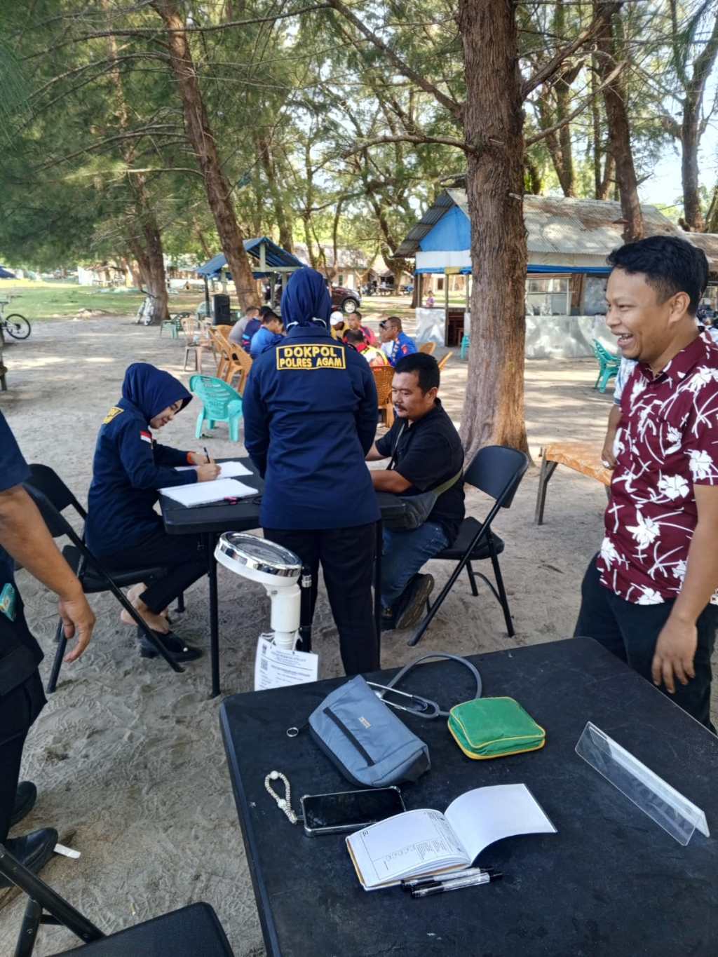 Sambut HUT Bhayangkara ke-79, Polres Agam Gelar Bakti Kesehatan untuk&nbsp;Masyarakat