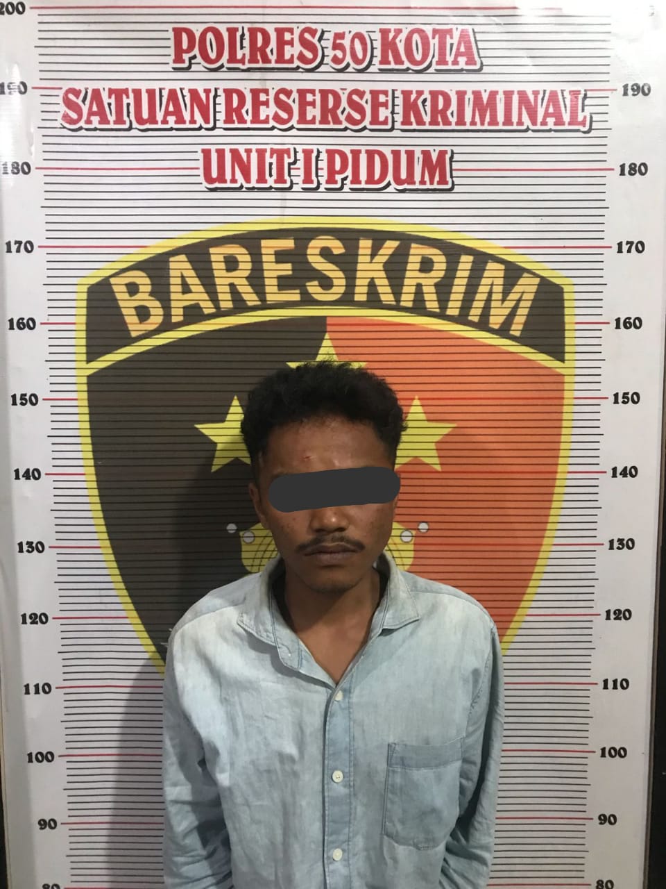 SATRESKRIM POLRES 50 KOTA TANGKAP PELAKU PENCURIAN DI LUBUAK BATINGKOK