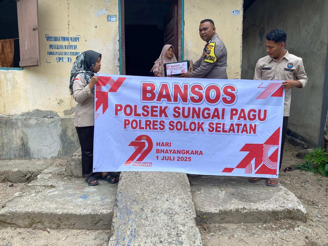 Menyambut Hari Bhayangkara ke-79, Polres Solok Selatan Buktikan Komitmen Melayani dan Melindungi Masyarakat