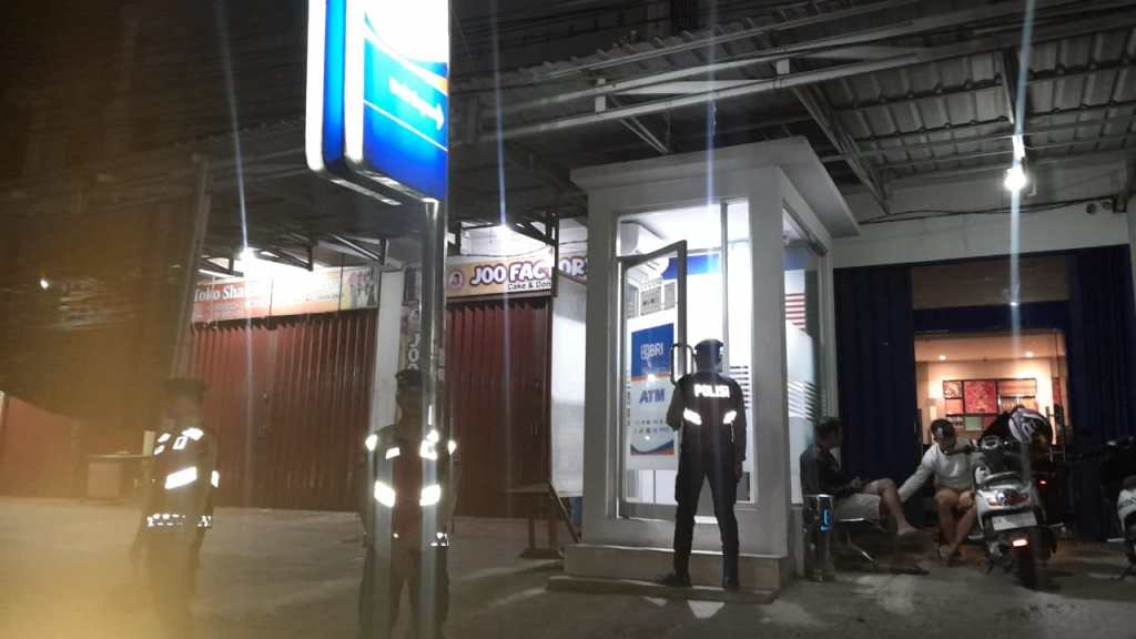 Cegah Gangguan Kamtibmas, Personel Samapta Polres Sawahlunto Gencarkan Patroli Malam di Titik&nbsp;Rawan