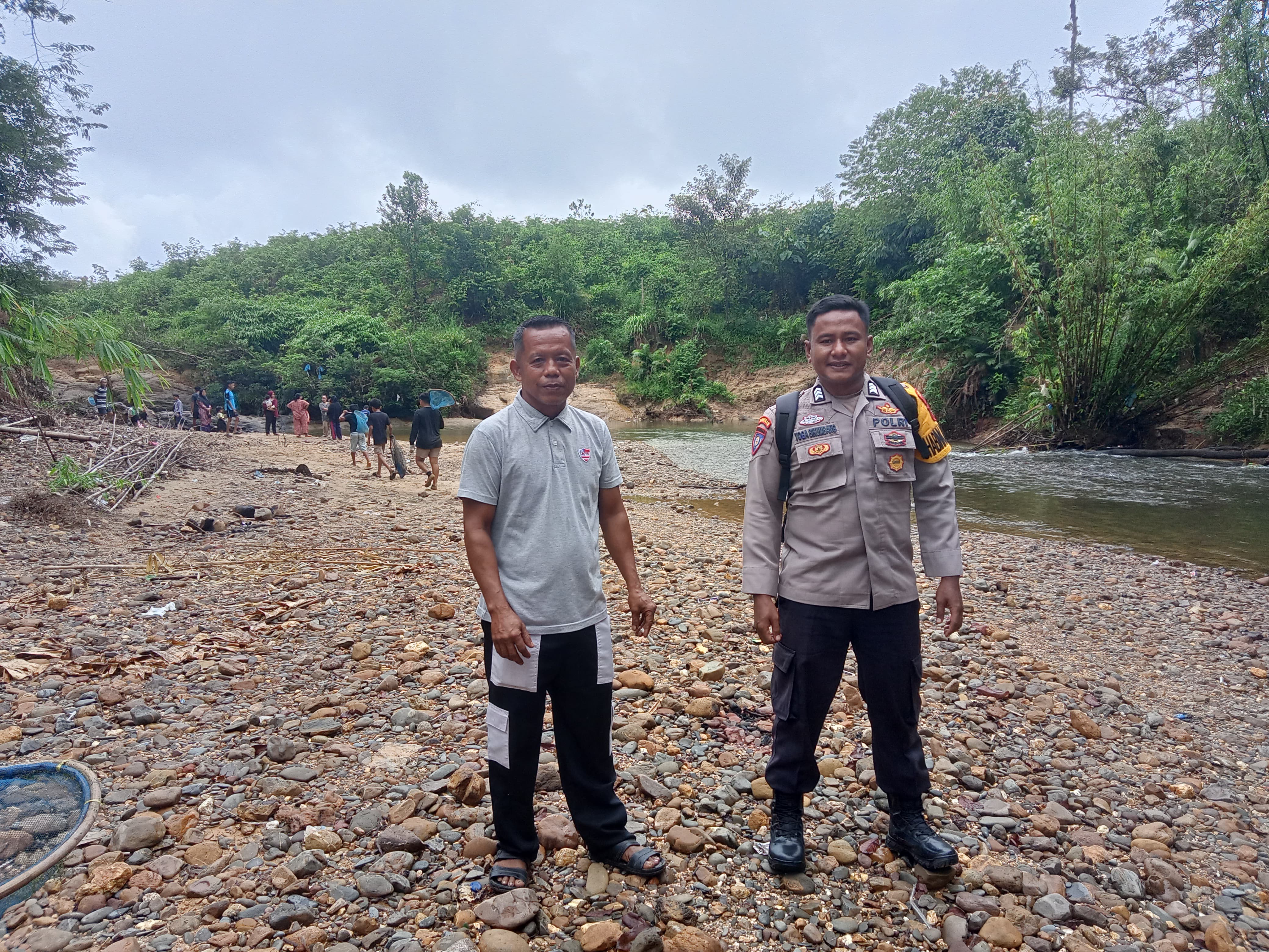 BHABINKAMTIBMAS HADIRI PEMBUKAAN LUBUAK IKAN LARANGAN DI NAGARI LUBUAK ALAI, KECAMATAN KAPUR IX