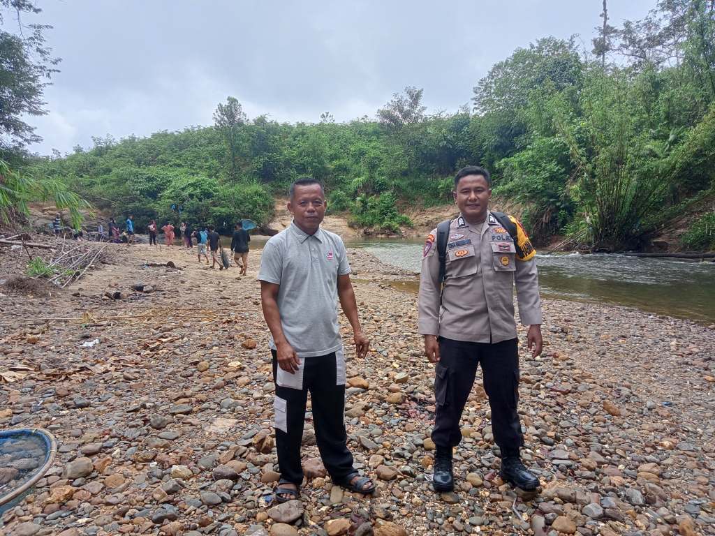 BHABINKAMTIBMAS HADIRI PEMBUKAAN LUBUAK IKAN LARANGAN DI NAGARI LUBUAK ALAI, KECAMATAN KAPUR&nbsp;IX