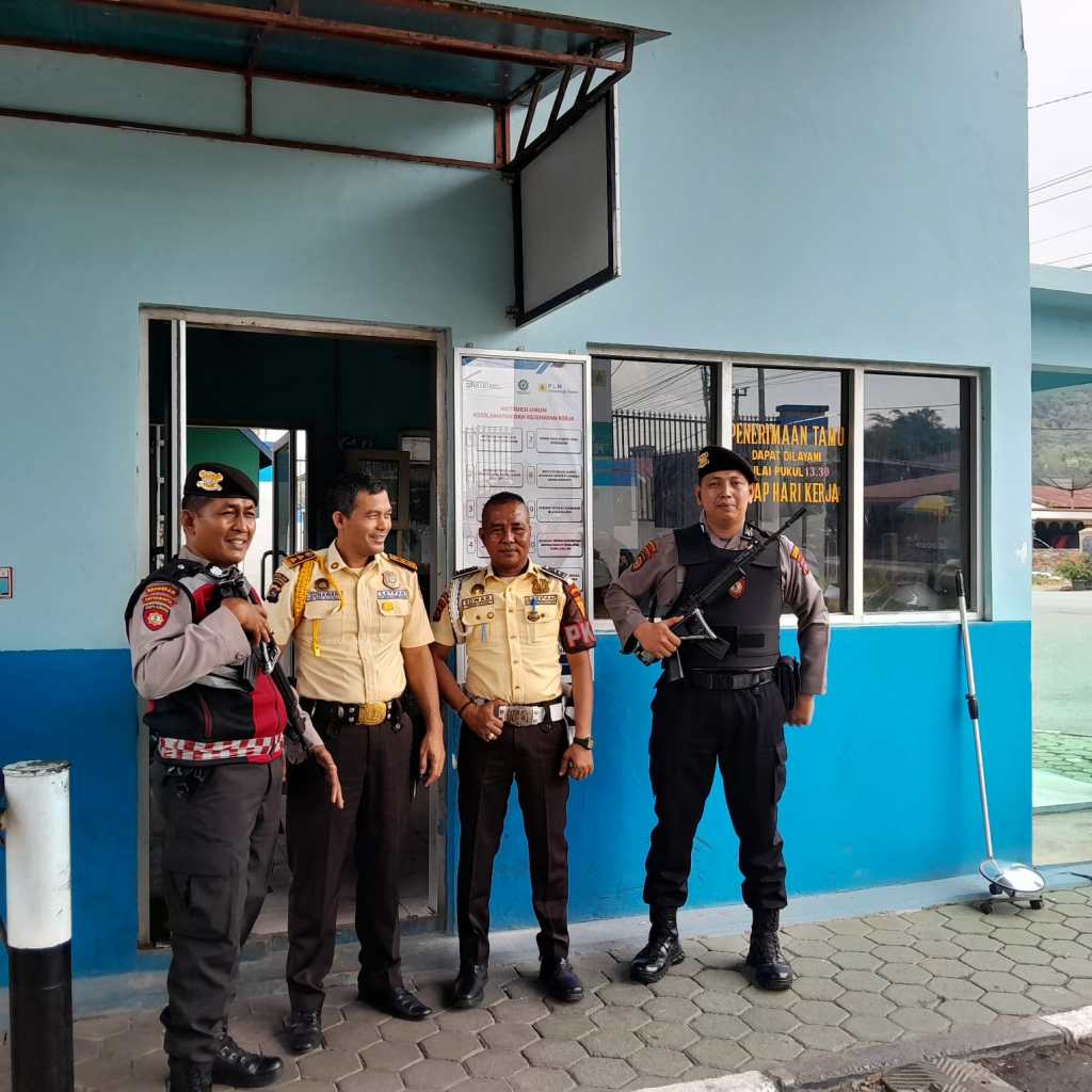 Unit Pamobvit Polres Sawahlunto Laksanakan Pengamanan Objek Vital Nasional: PLN Indonesia Power&nbsp;Ombilin