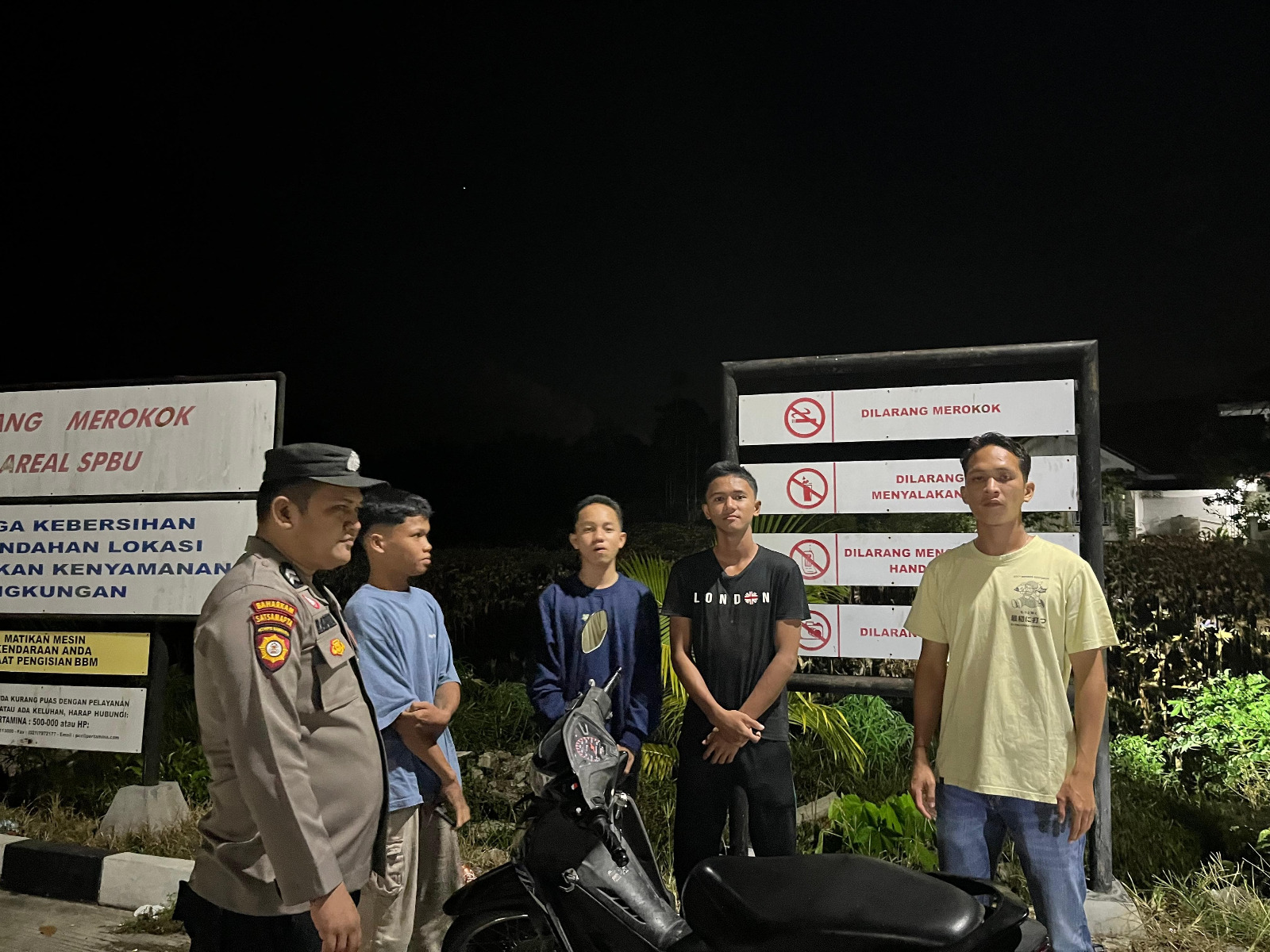 Cegah Tawuran dan Aksi Balap Liar, Polsek Sungai Beremas Gelar Patroli KRYD Ke Daerah Rawan