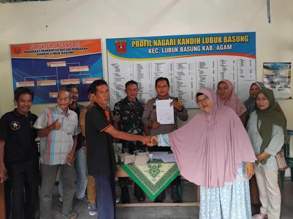 MEDIASI DAMAI: POLSEK LUBUK BASUNG BERHASIL SELESAIKAN KONFLIK SALURAN AIR PAM SIMAS&nbsp;SIGUHUNG