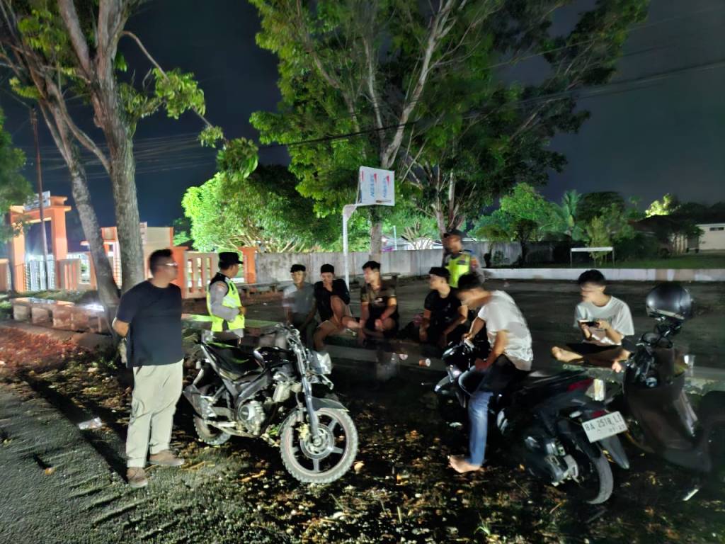Antisipasi Tawuran dan Aksi Balap Liar, Personel Polsek Pasaman Gelar Patroli&nbsp;KRYD