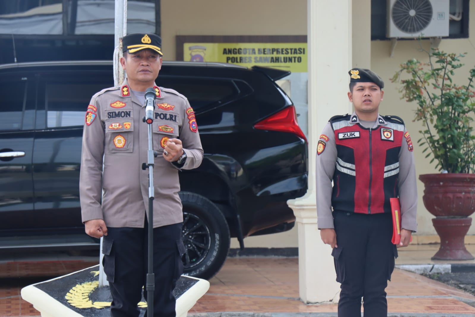 Pimpin Apel Pagi, AKBP Simon Yana Putra : Bangun Semangat Kerja dan Sinergi Kepolisian