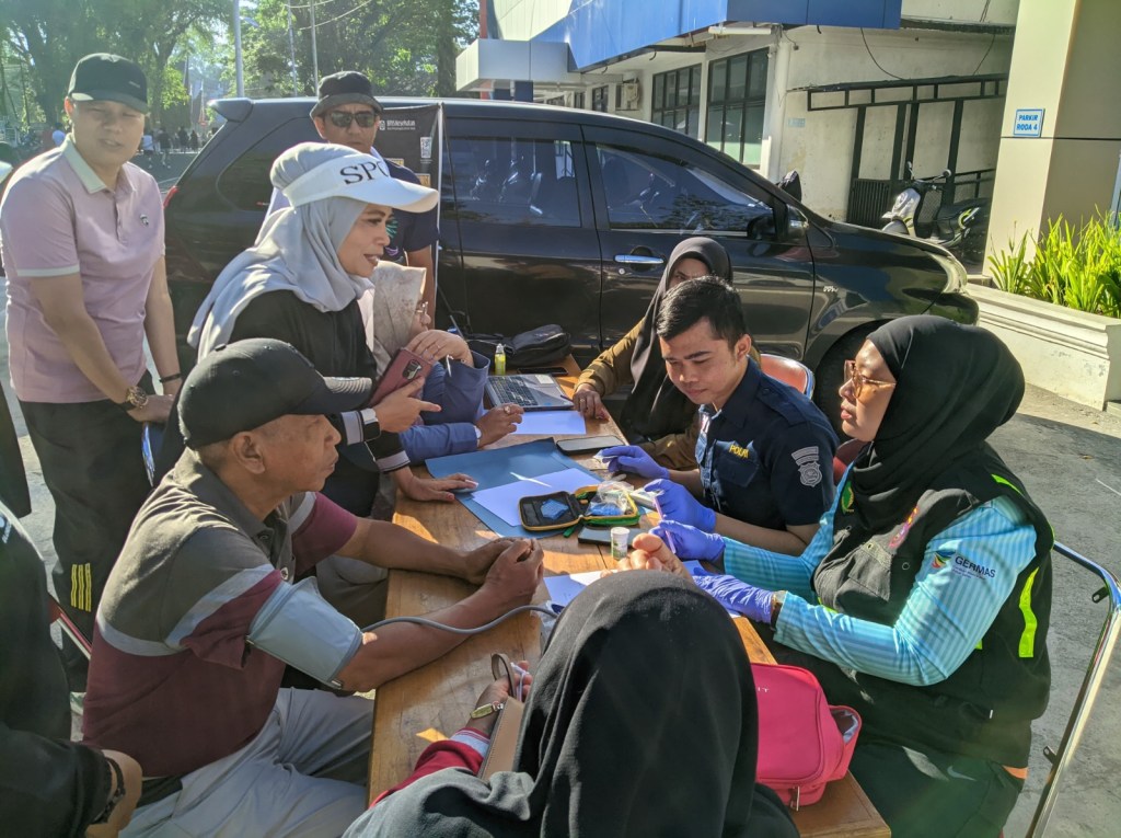 Sambut Hari Bhayangkara ke-79, Si Dokkes Polres Tanah Datar Gelar Pelayanan Kesehatan Gratis Untuk Masyarakat Pada Hari&nbsp;Minggu